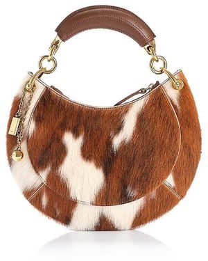 Chloé Banana Small Calf Hobo Bag - Brown