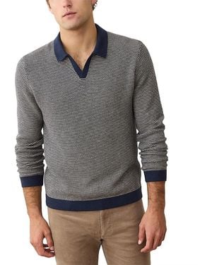 Marine Layer Liam Sweater Polo - Gray
