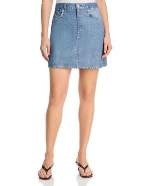 Rag & Bone Rb Rb Miramar Ponte Mini Skirt - Blue