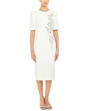 Jenny Packham Roma Midi Dress - White