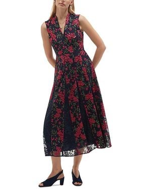Hobbs Quin Embroidered Dress