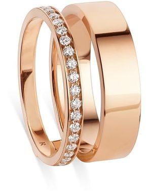 Repossi 18K Berbere Diamond Double Ring - White