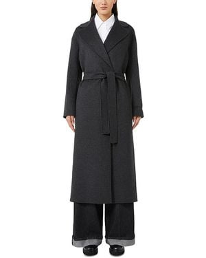 Max Mara Poldo Wool Coat - Black