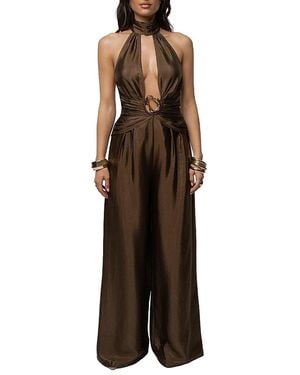 JLUXLABEL Accent Jumpsuit - Brown