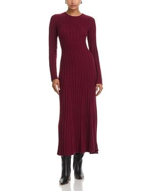 French Connection Babysoft Fit And Flare Dress - Red