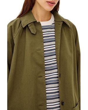 Rails Stafford Cotton Button Front Jacket - Green