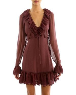 SECRET MISSION Poet Dress - Red