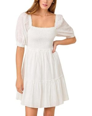 Lilly Pulitzer Hadly Short Sleeve Smocked Dress - White