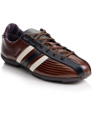 Y-3 X Wales Bonner Field Lizzard Sneakers - Brown