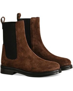 Jenni Kayne Suede Alden Chelsea Boots - Brown