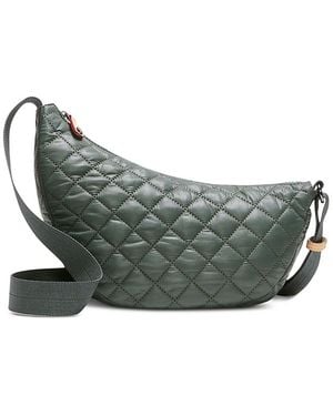MZ Wallace Metro Smile Small Quilted Crossbody - Gray