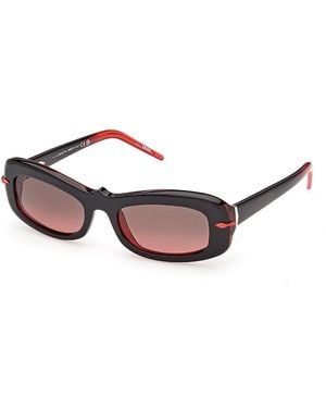 Christian Louboutin Geometric Sunglasses, 52Mm - Pink