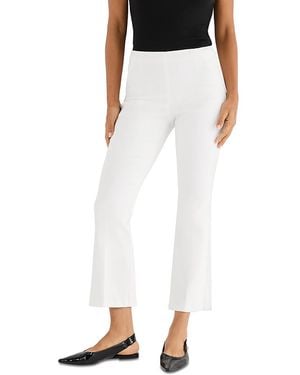 NIC+ZOE Berkeley High Rise Ankle Bootcut Jeans - White