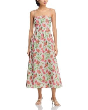 Tanya Taylor Gigi Midi Dress - Pink