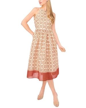Ted Baker Geo Detail Midi Dress - White
