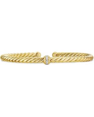 David Yurman Cablespira Flex Station Bracelet - Natural