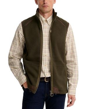 Barbour Langdale Stand Collar Zip Gilet - Brown