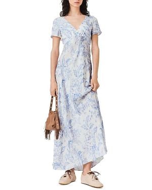 Maje Maxi Dress - Blue