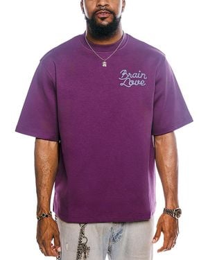 Brain Love Love You T Shirt - Purple
