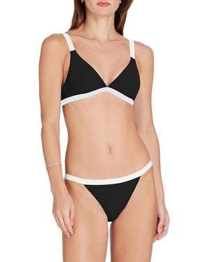 VALIMARE St Barths Colorblock Bikini Bottom - Black