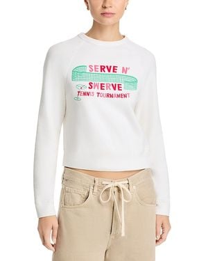 Mother The Itty Concert Sweatshirt - White