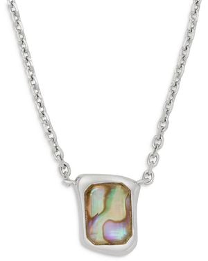 Kate Spade Spade Molten Glass Pendant Necklace, 16-19 - Metallic