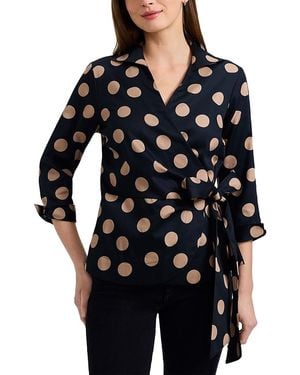 Foxcroft Salina Wrap Shirt - Black