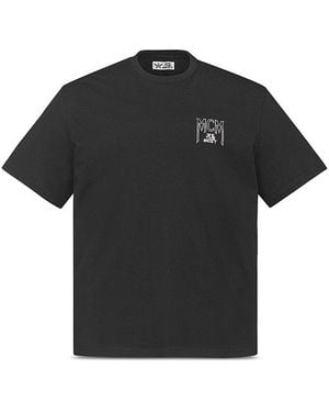 MCM Collection X Wtb Knitted Graphic Tee - Black