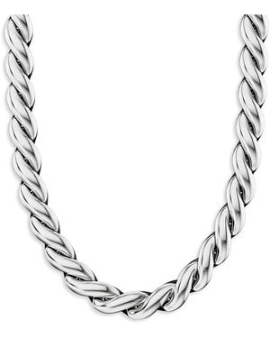David Yurman Sculpted Cable Chain Necklace - Metallic
