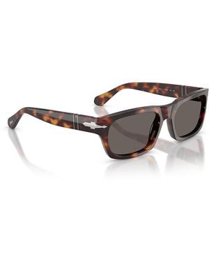 Persol Rectangular Sunglasses, 58Mm - Multicolor