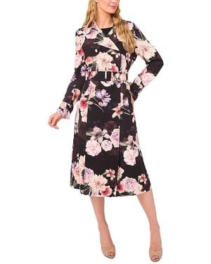 Ted Baker Anastasia Floral Printed Trench Coat - White