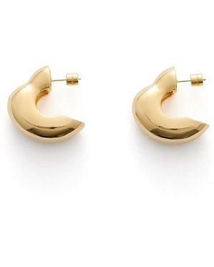 Cuyana Celestia Hoop Earrings - Metallic