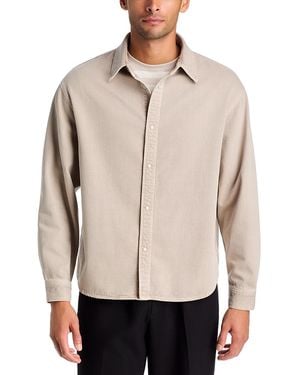 FRAME Regular Fit Overshirt - Natural