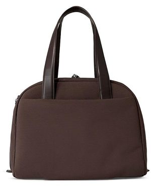 BEIS The Leather Trim Duffle - Brown