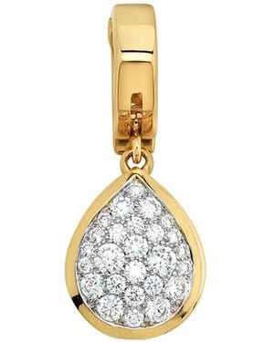 Marina B 18K Trisolina Pendant With Pave Diamonds - Metallic