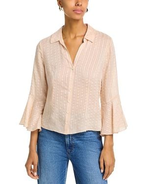 PAIGE Jasmeet Silk Blouse - Blue