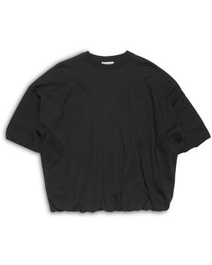 Acne Studios Bubble Hem Tee - Black