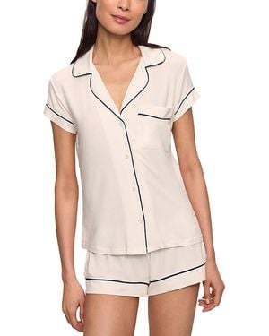 Eberjey Gisele Shortie Short Set - White