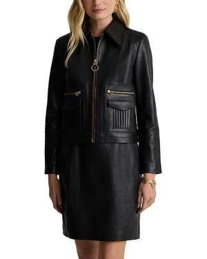 St. John Leather Jacket - Black