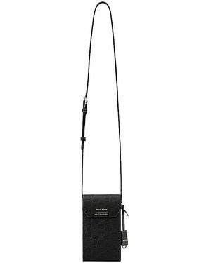 Maison De Sabre Hello Kitty Leather Phone Pouch - Black