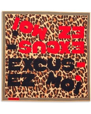 Clare V. Excusez Moi Cotton Bandana Scarf - Red