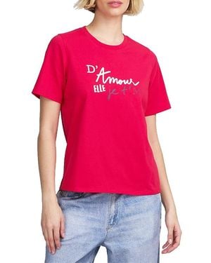Elle Collection Graphic Tee - Red