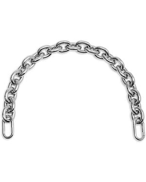 Clare V. Shortie Chain Strap - Metallic