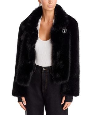 Sam. Marley Faux Fur Jacket - Black