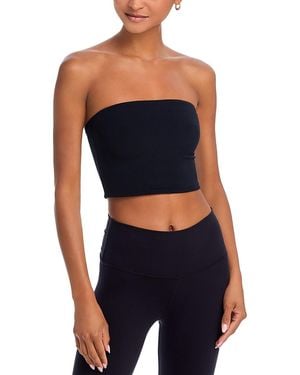 Splits59 Hazel Airweight Bandeau Crop Top - Blue