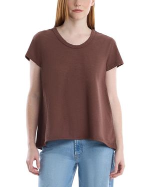 Wilt High/Low Shrunken Boyfriend Tee - Red