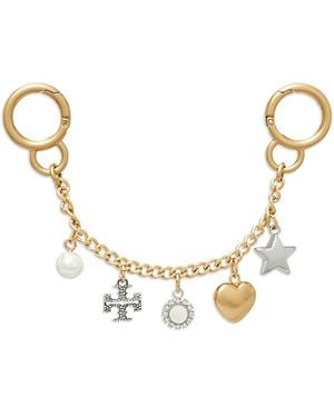 Tory Burch Charms Chain Key Fob - Metallic