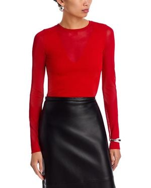 Jason Wu Knit Top - Red