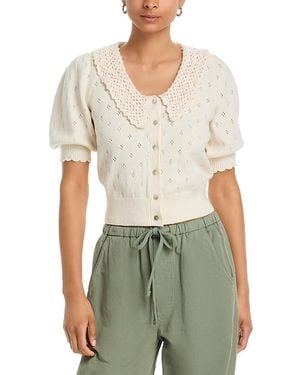 Rails Mindy Pointelle Cardigan - Green