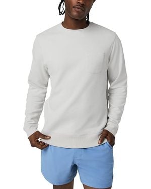 Vuori Jeffreys Crew 2.0 Cotton Blend Sweathirt - Gray